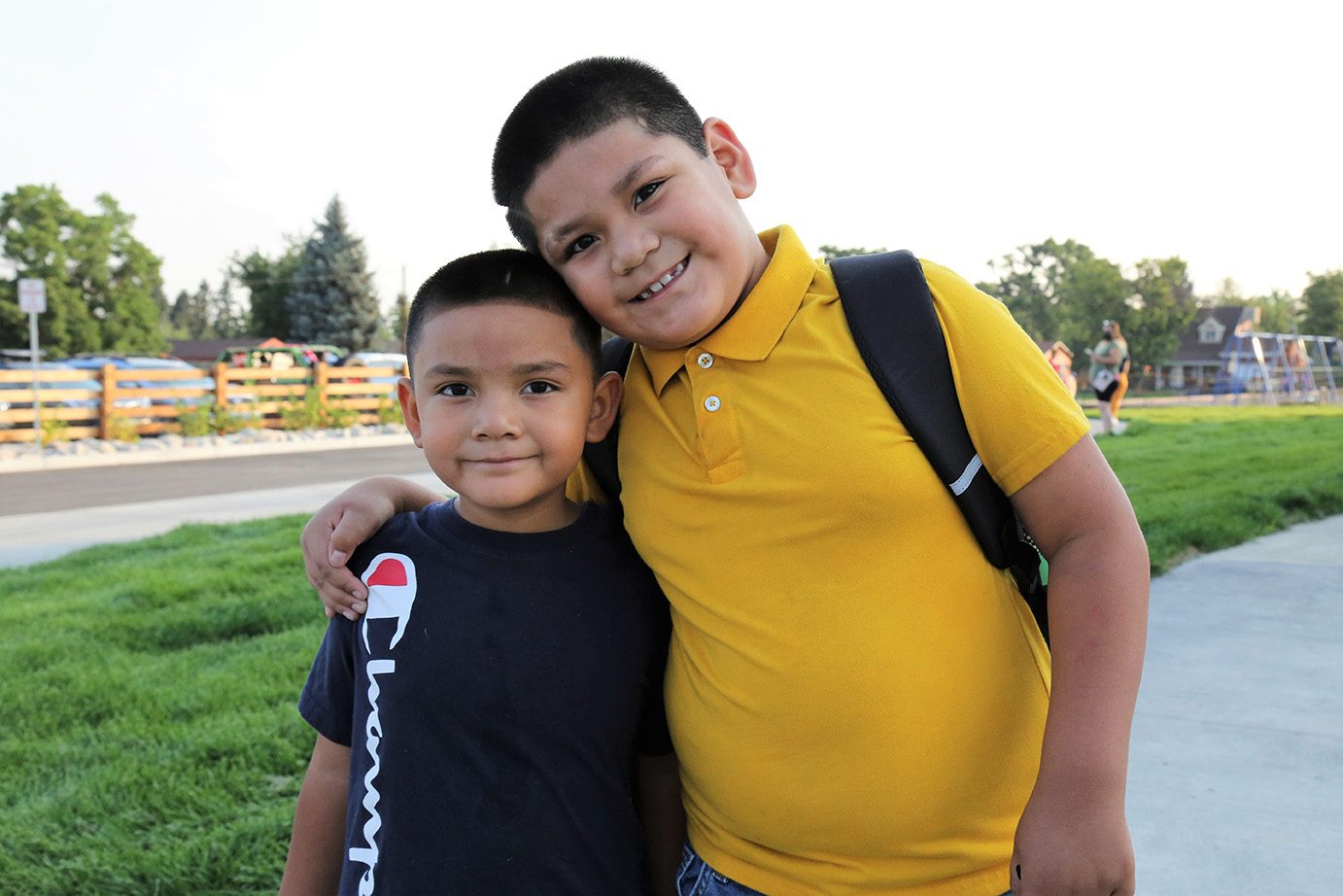 Students at Virginia Court Elementary School